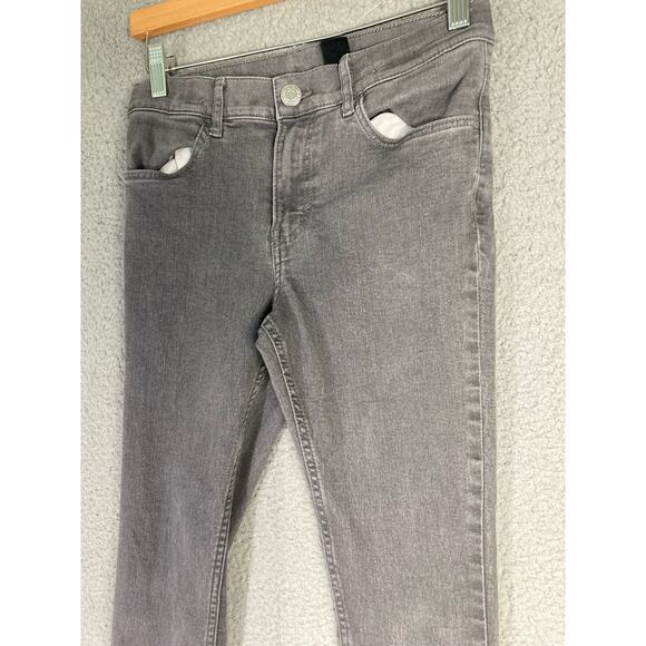 Women's Gray Skinny‎ Fit Jeans Size 12 Medium Wash Denim Slim Fit - Picture 8 of 10